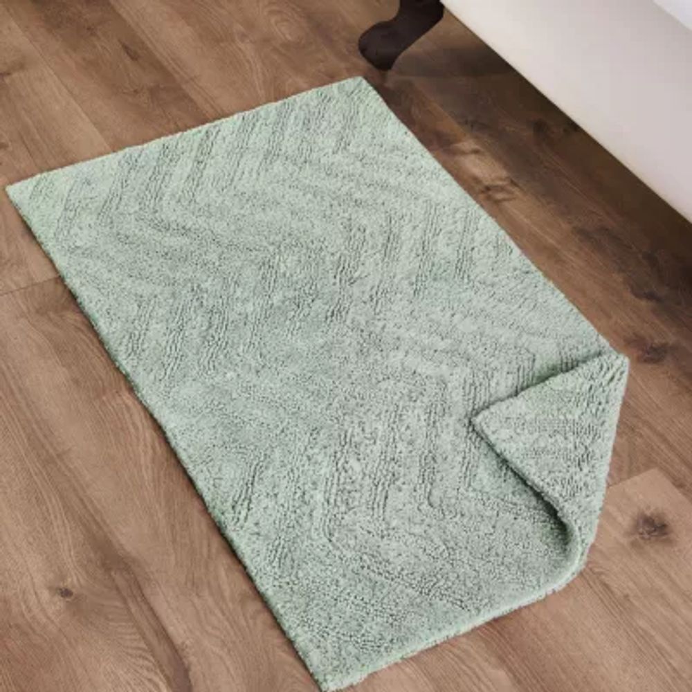 Fieldcrest Luxury Sculpted Reversible Bath Rug Hamilton Place