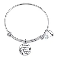 Footnotes Mother And Daughter Stainless Steel Bangle Bracelet ...