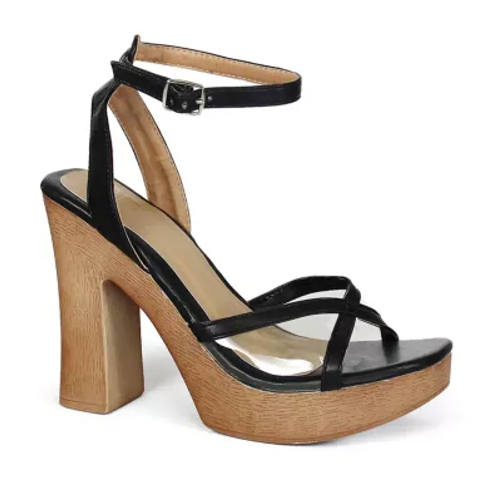 Yoki Womens Arlesa Heeled Sandals Pueblo Mall