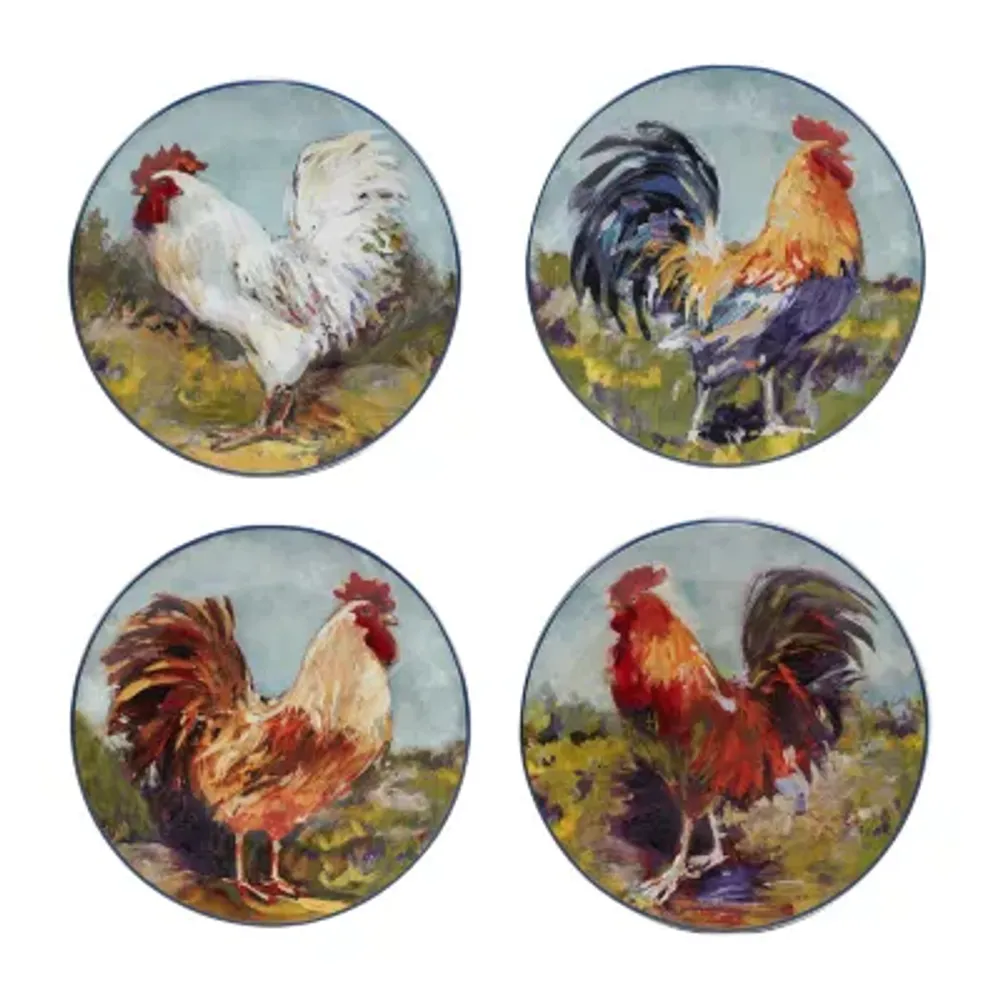 Rooster hotsell salad plates