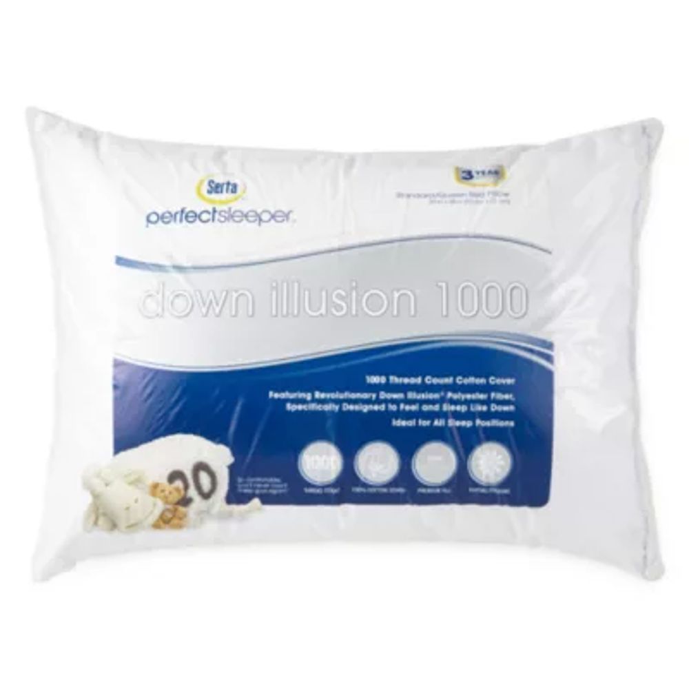 Serta down 2025 illusion pillow