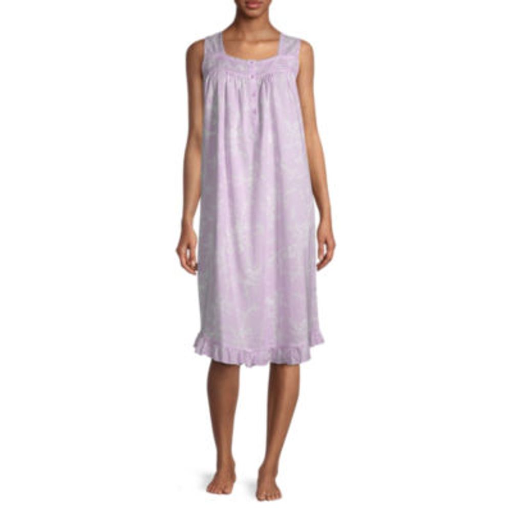 Adonna Womens Petite Sleeveless Square Neck Nightgown Hamilton Place