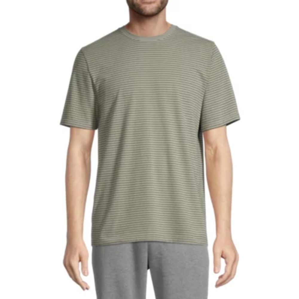 Stafford Super Soft Mens Short Sleeve Crew Neck Pajama Top