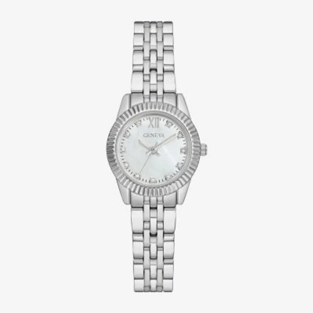 Ladies silver tone outlet watches