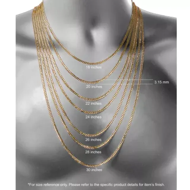 Jcpenney rope 2024 gold chain