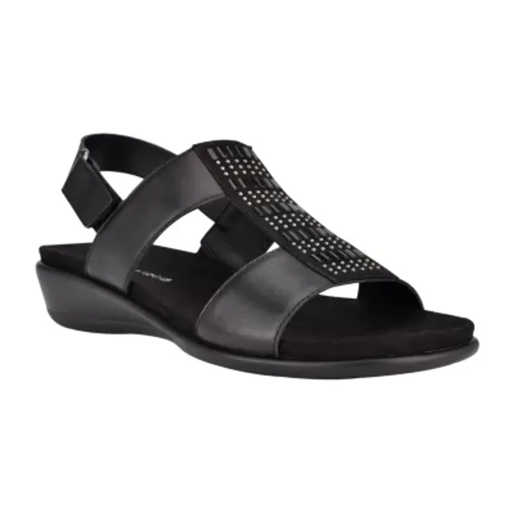 Jcpenney white sale wedge sandals