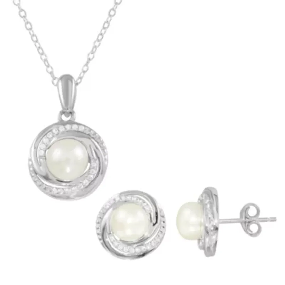 Jcpenney pearl deals jewelry sets