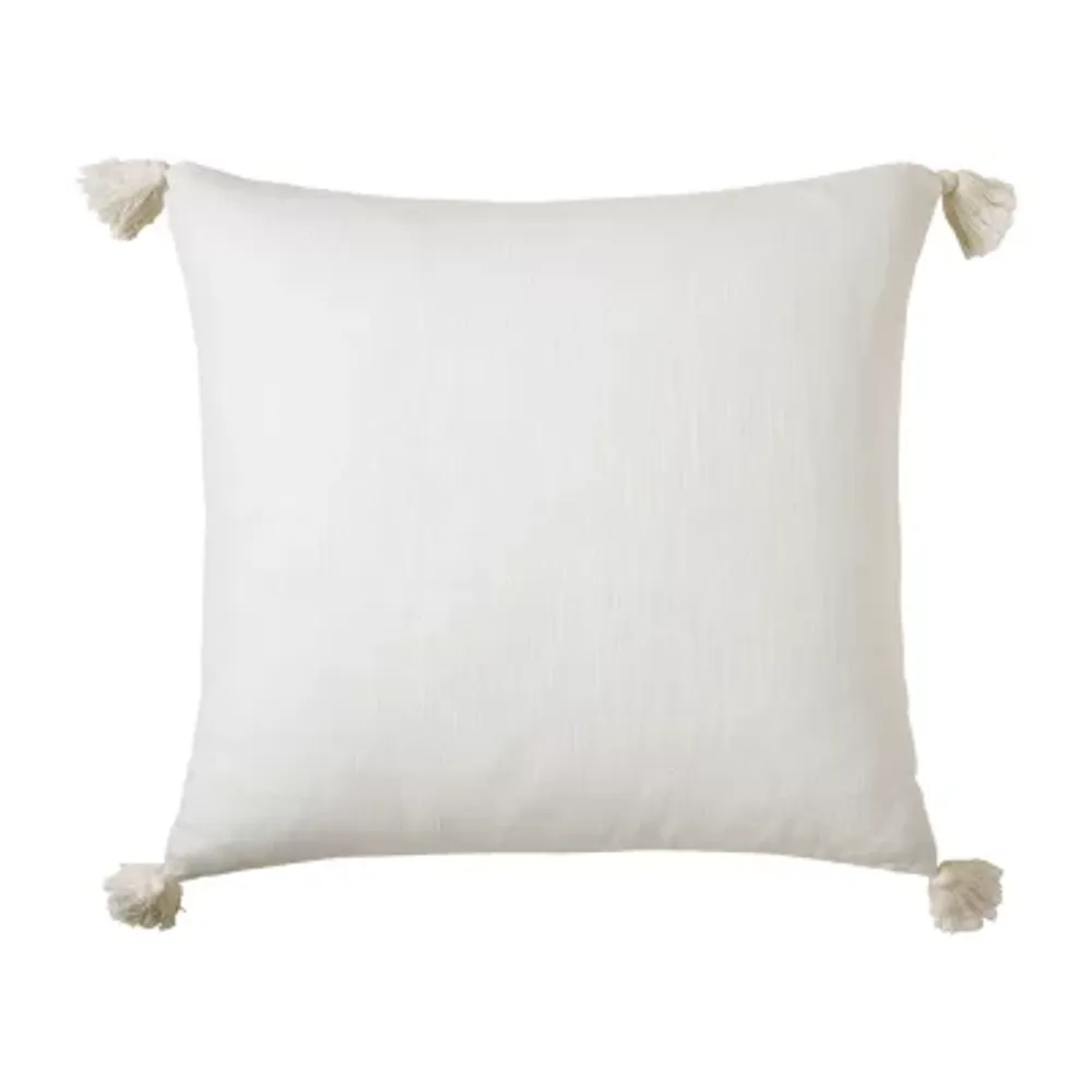 Tassel hot sale pillow sham