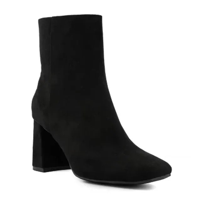 Jcpenney black 2025 ankle boots