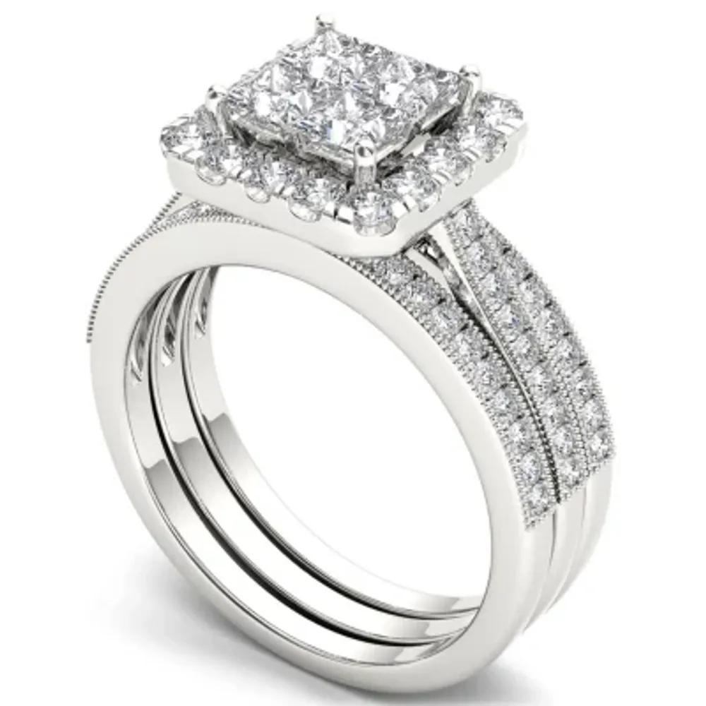 Jcpenney princess clearance cut diamond rings