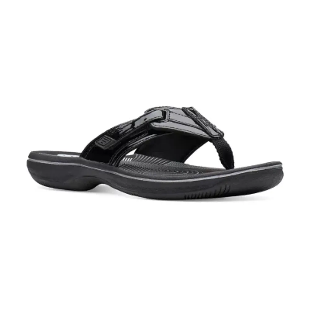 Clarks Womens Cloudsteppers Brinkley Jazz Flip Flops Plaza Las