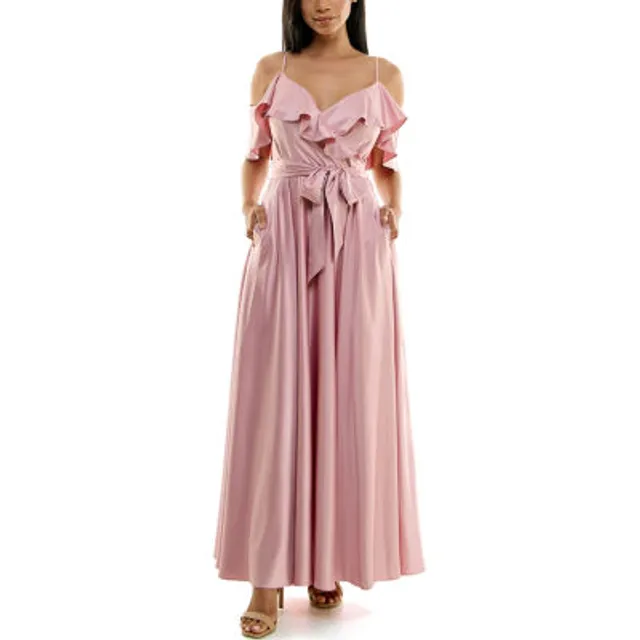 Premier amour short sales sleeve maxi dress