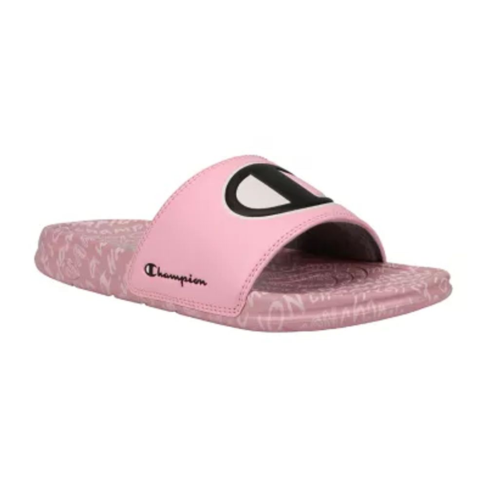 Champion best sale slides pink