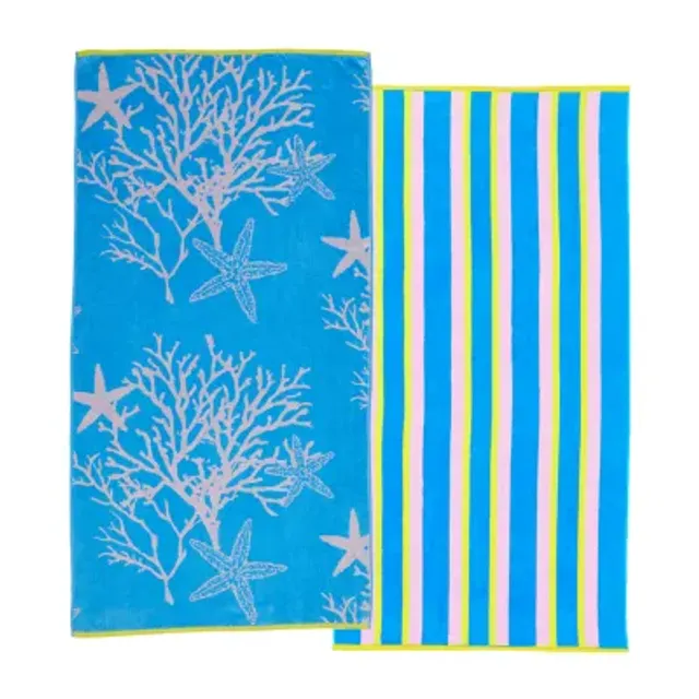 Linery Printed 2 pc. Quick Dry Beach Towel CoolSprings Galleria