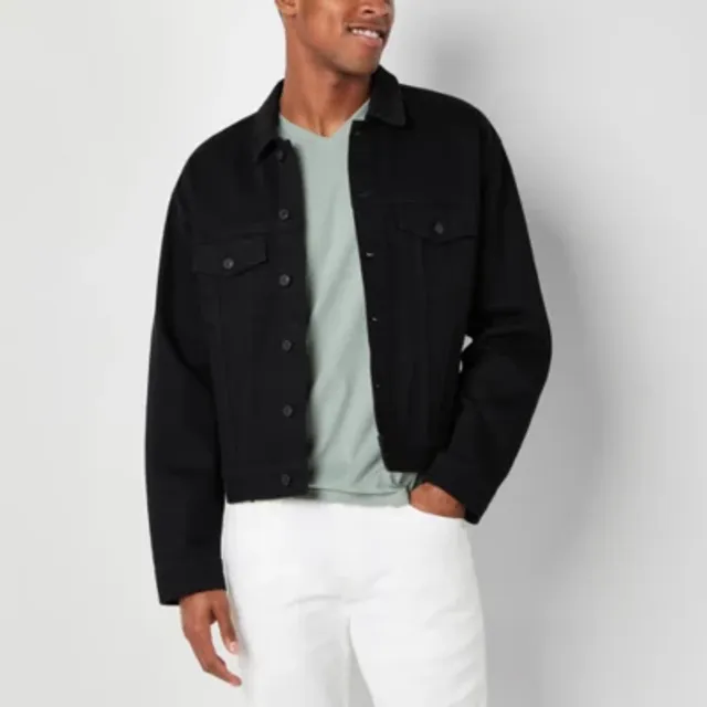 Jcpenney mens denim on sale jacket