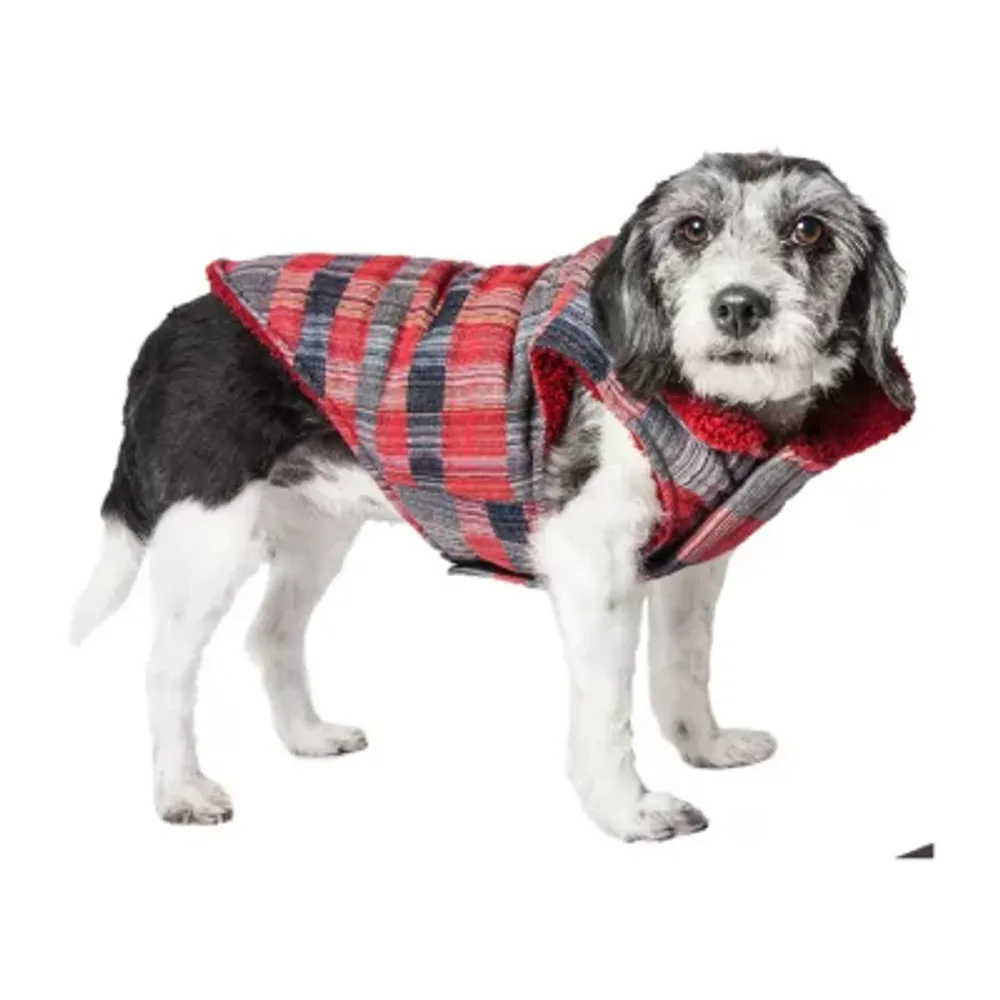 Pet Life Scotty Tartan Classical Plaided Insulated Dog Coat