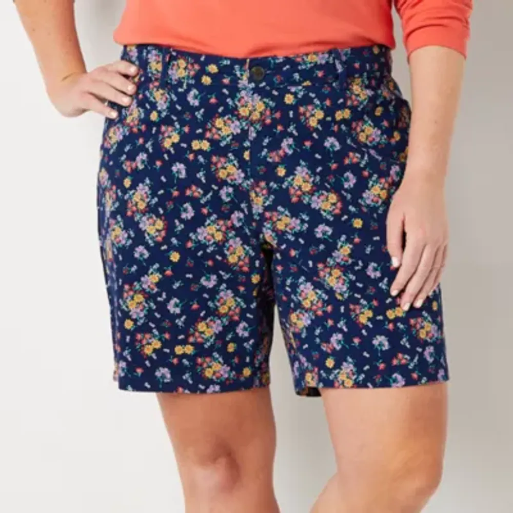 Jcpenney womens sales bermuda shorts