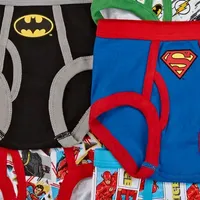 Justice League Cotton Underwear Boys Size 4 - View #2