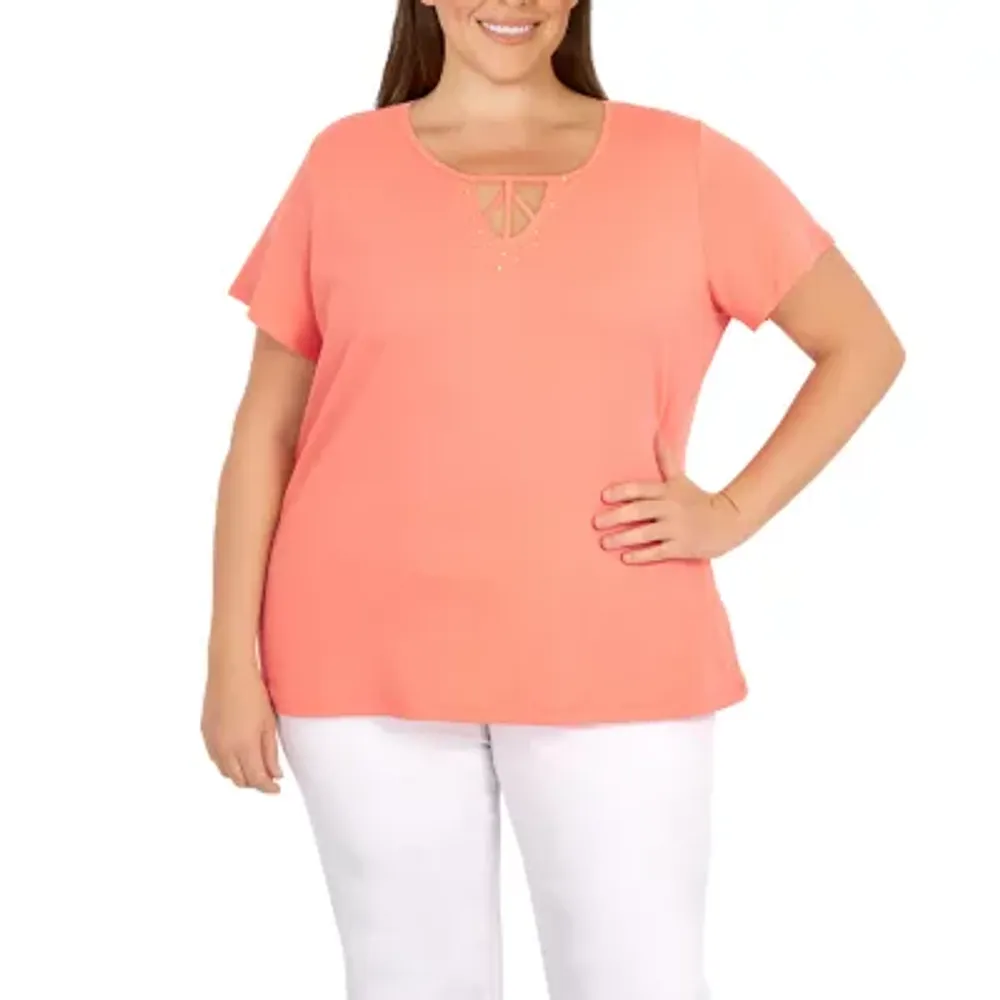 Jcpenney womens plus size on sale shorts