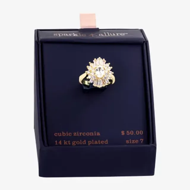 Sparkle allure cubic sale zirconia ring