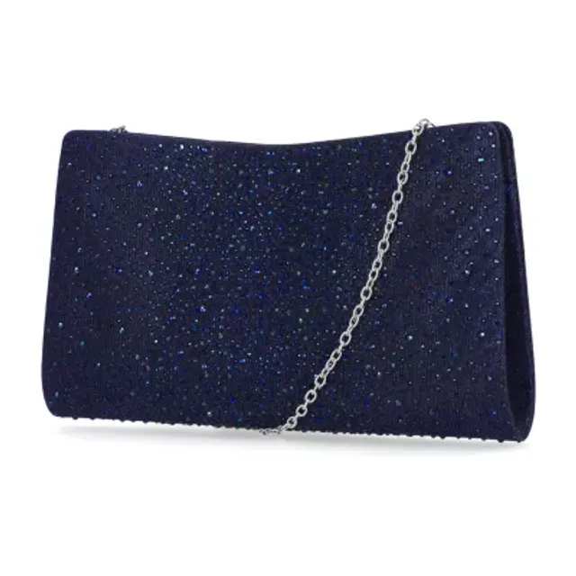 Jcpenney silver online clutch