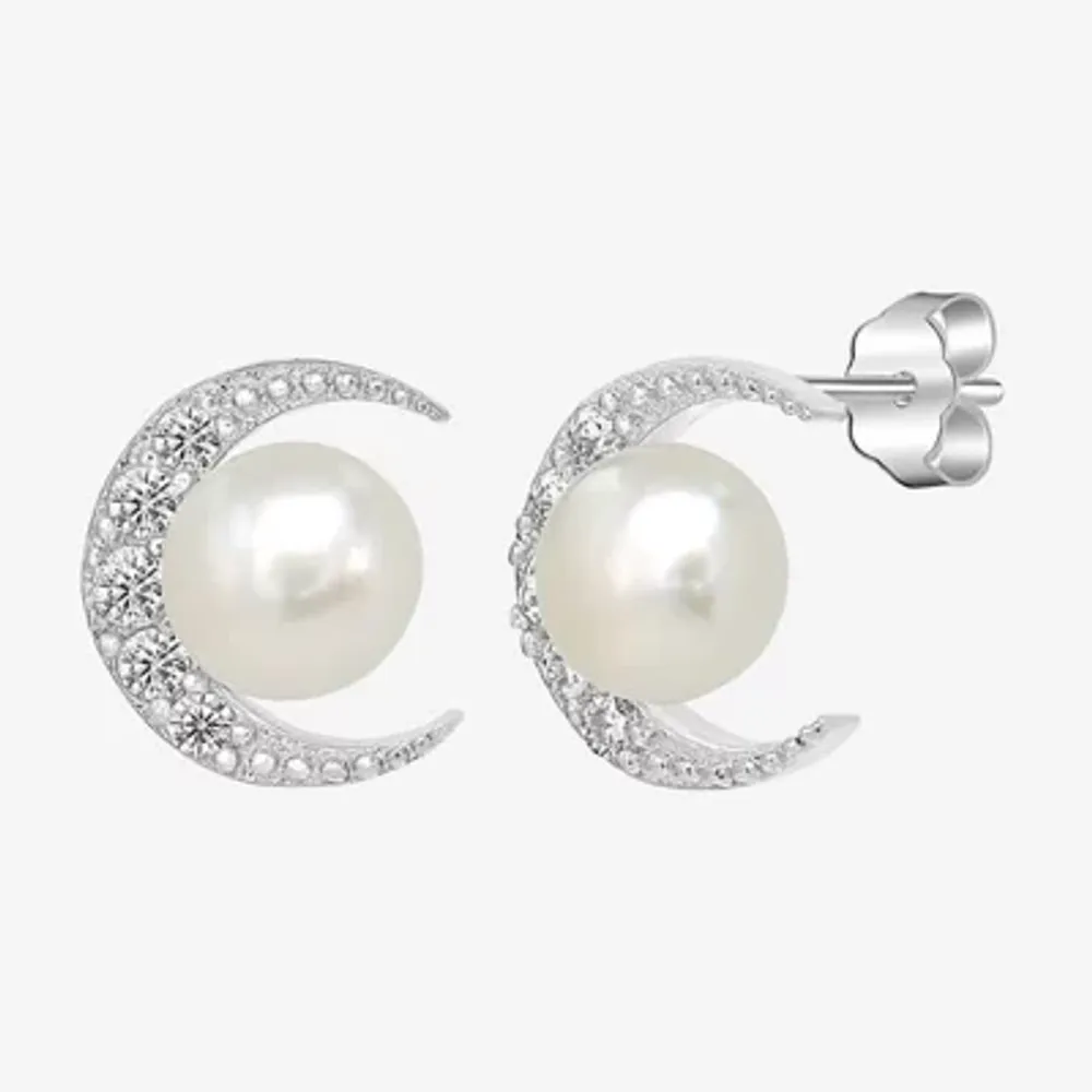 Jc penney pearl on sale earrings