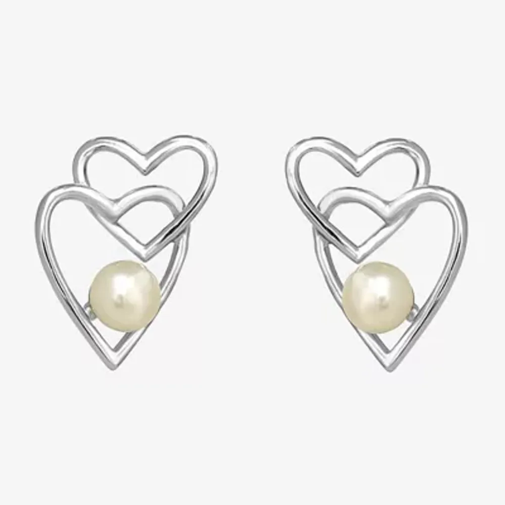 Jc penney clearance pearl earrings