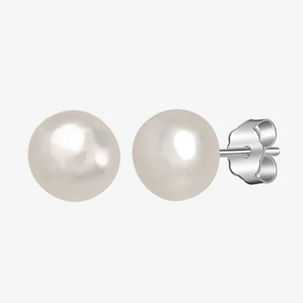 Jcpenney pearl sales stud earrings