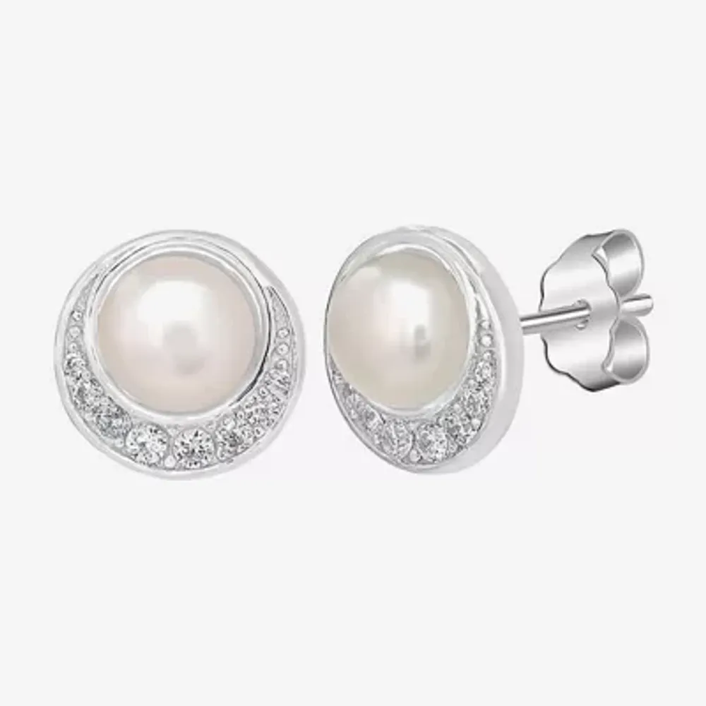 Jcpenney pearl earrings on sale sale