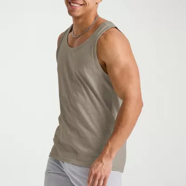 Hanes Mens Round Neck Sleeveless Tank Top | Arden Fair