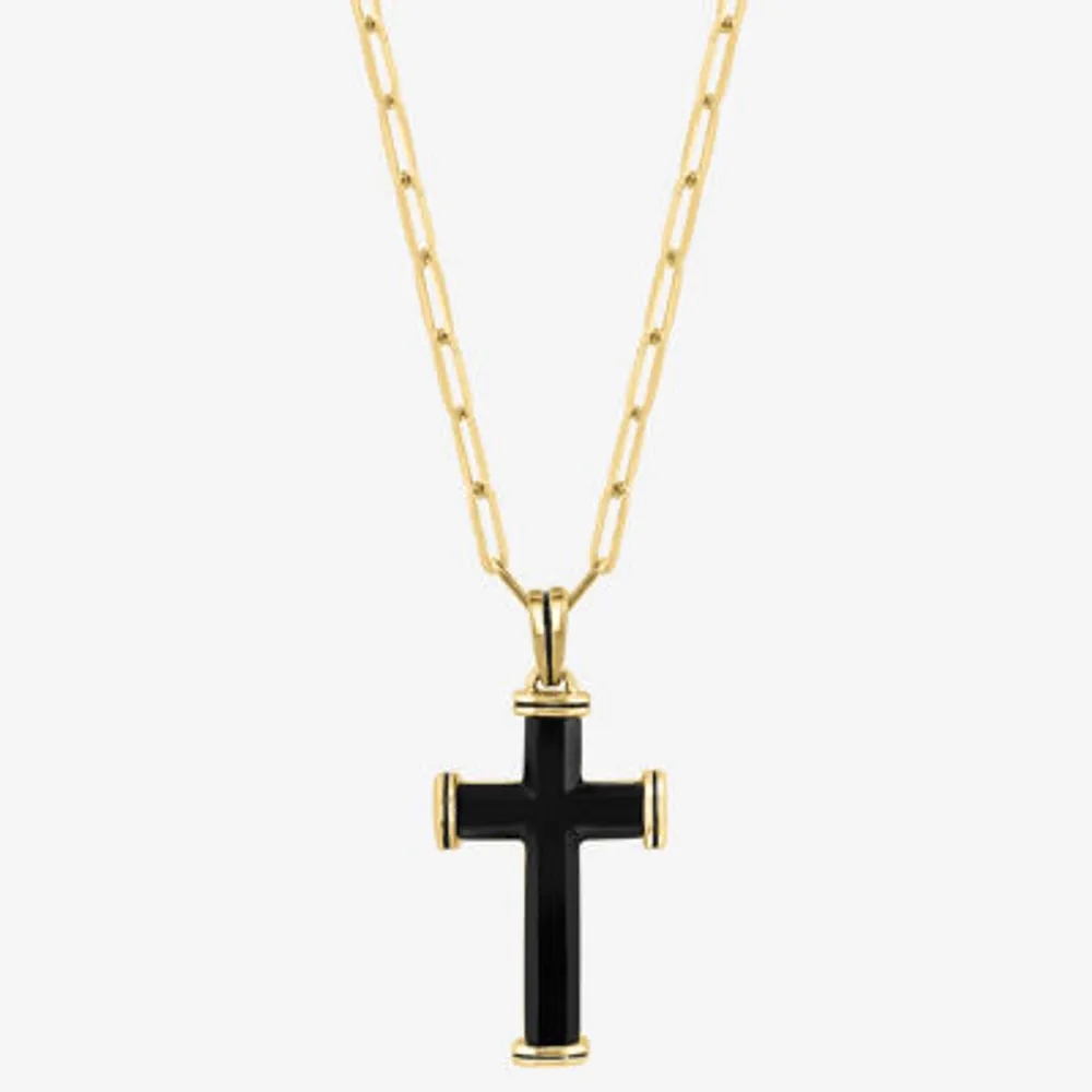 Jcpenney gold cross on sale pendant