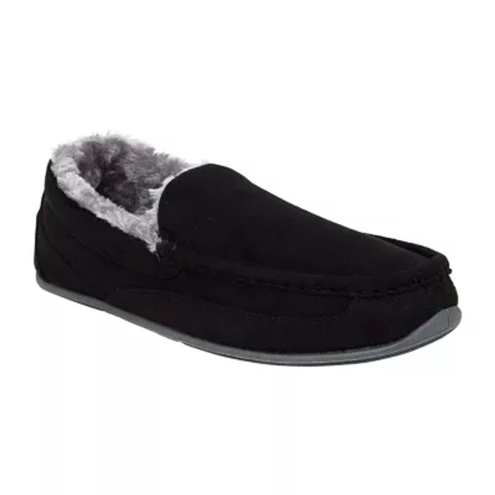 Mens slippers best sale wide width