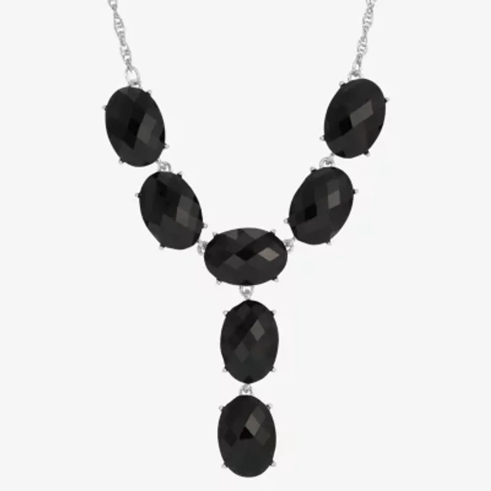 1928 Silver-Tone 15 Inch Link Y Necklace | Arden Fair