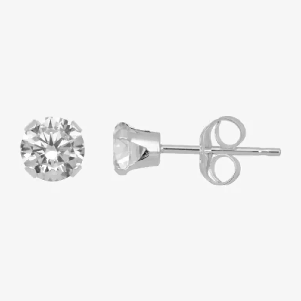 Jcpenney white sales sapphire earrings