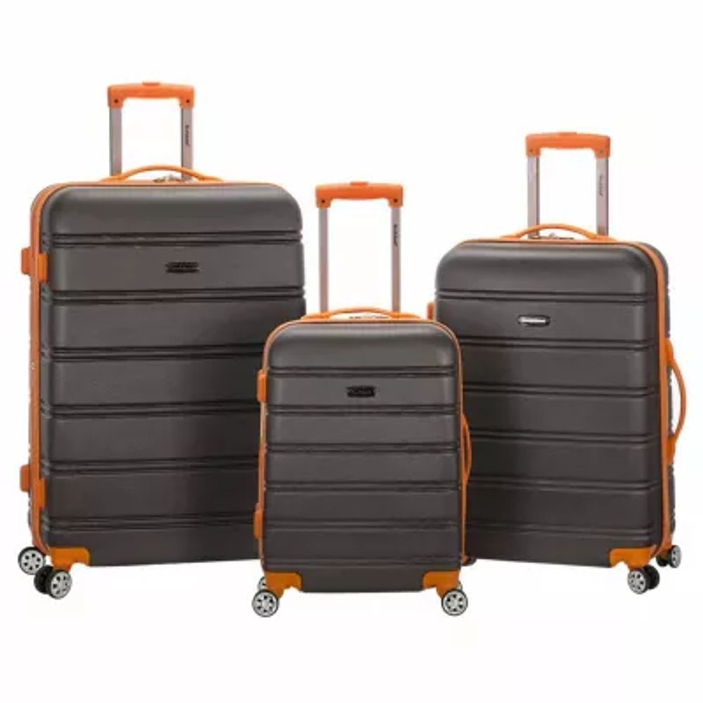 Rockland 3 piece online luggage set