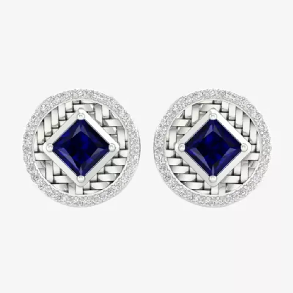 FINE JEWELRY 1 5 CT. T.W. Genuine Blue Sapphire 10K White Gold