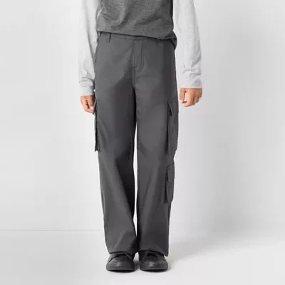 Thereabouts Little & Big Boys Fleece Straight Cargo Pant at