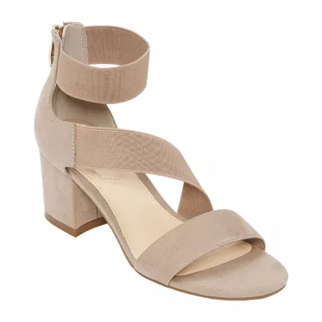 Liz claiborne womens lambert heeled sandals on sale