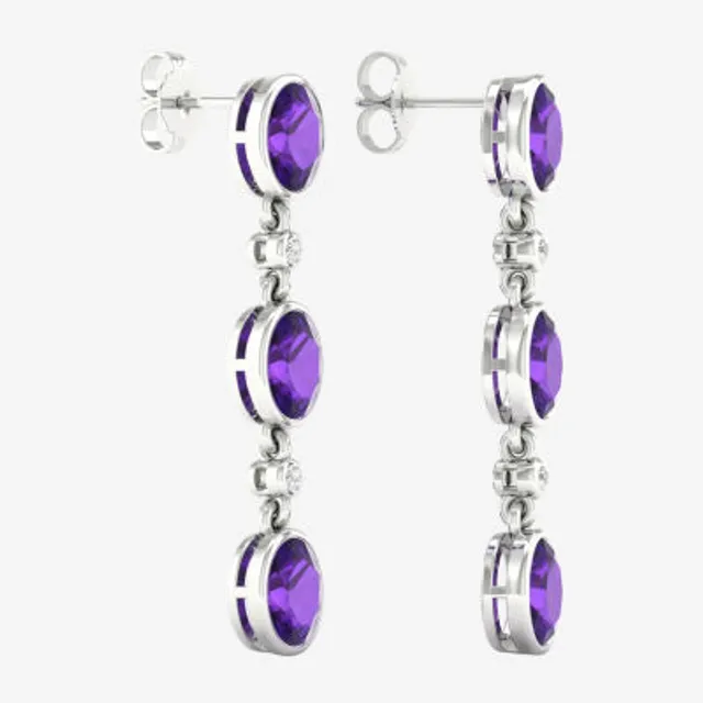 Jcpenney 2025 amethyst earrings