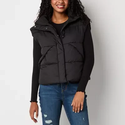 DANTON ダントンWOMEN'S HOODED DOWN VEST Danton Women's Hooded Down Vest Beige/Black, Puffer
