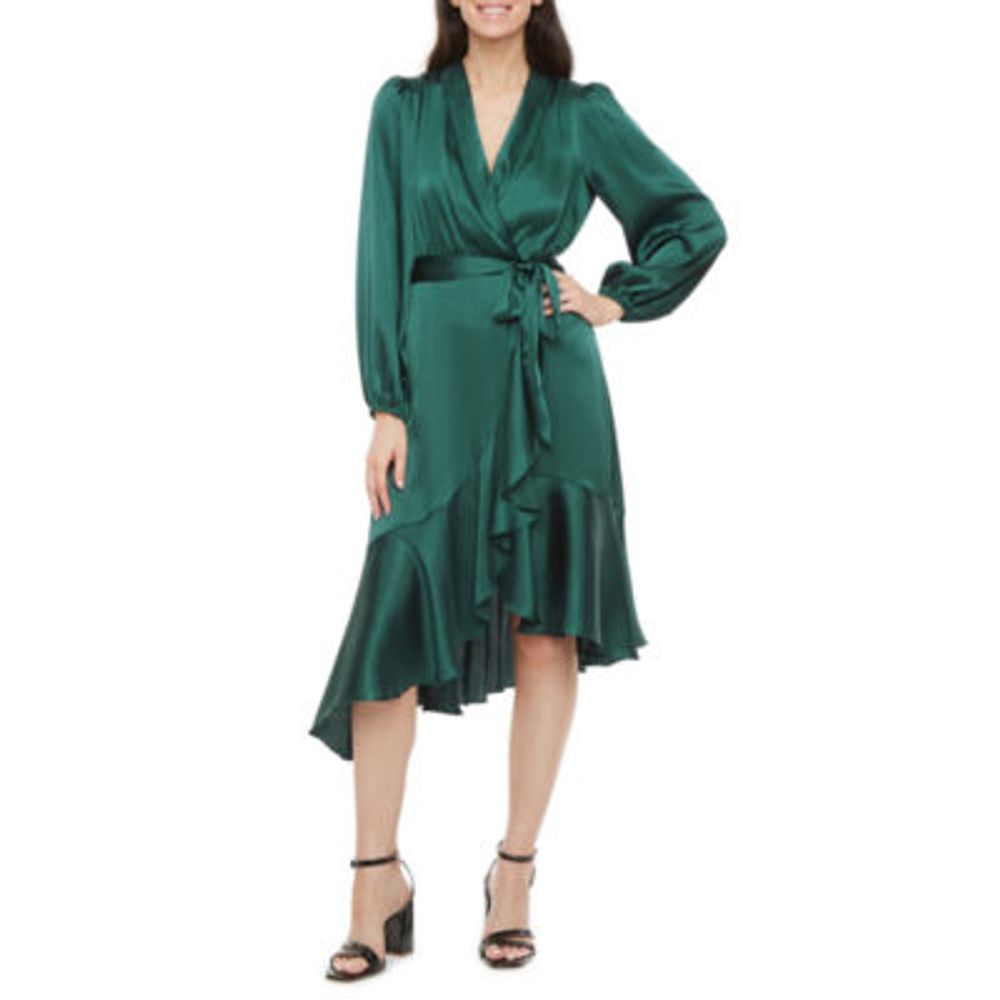 Jcpenney emerald hot sale green dress