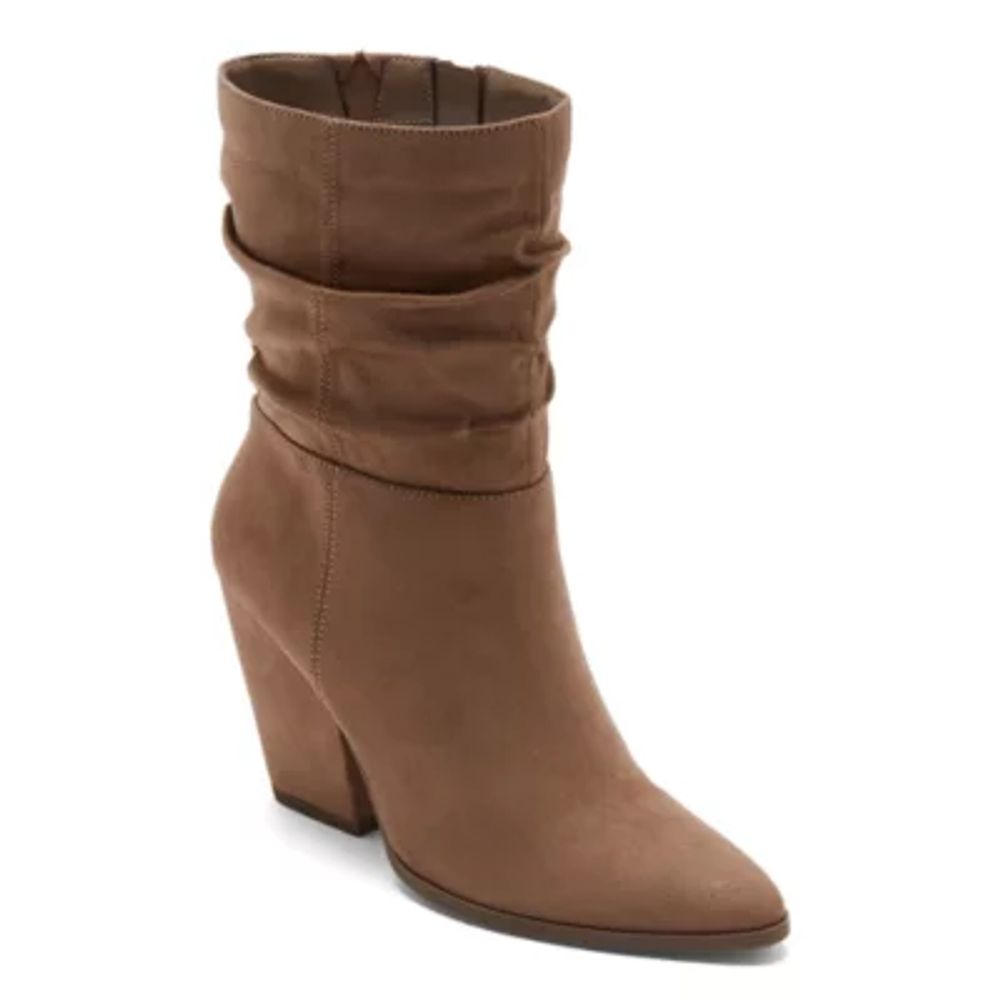 Block heel slouch boots hotsell