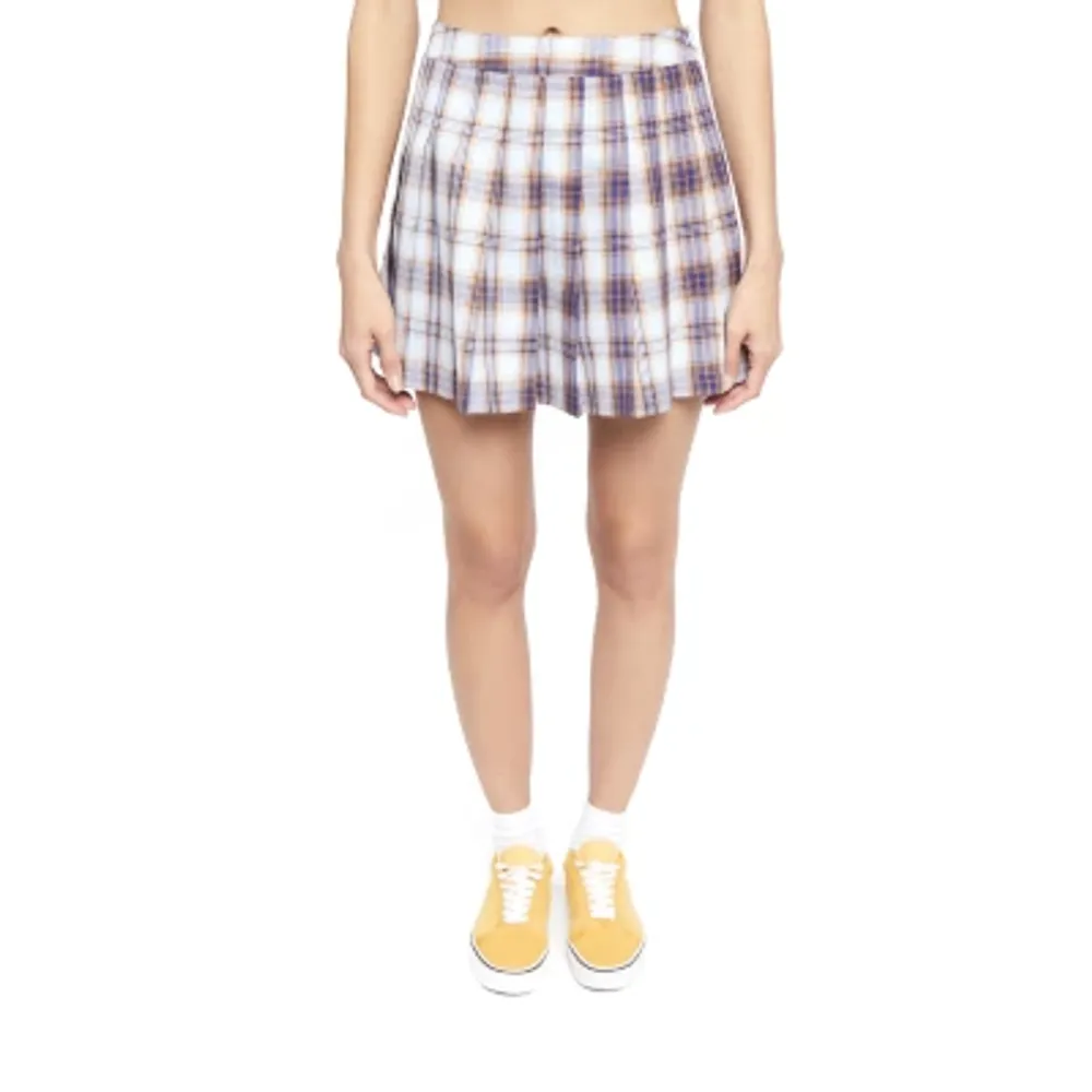 Pleated plaid clearance mini skirt jcpenney