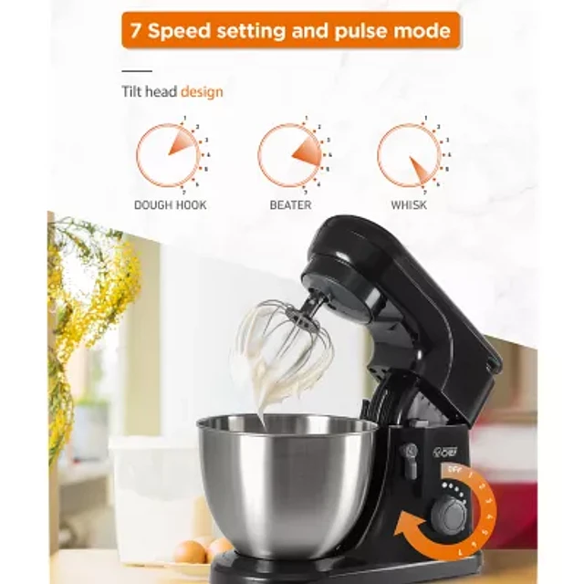 Brentwood Appliances 5Speed Stand Mixer With Quart, 60 OFF