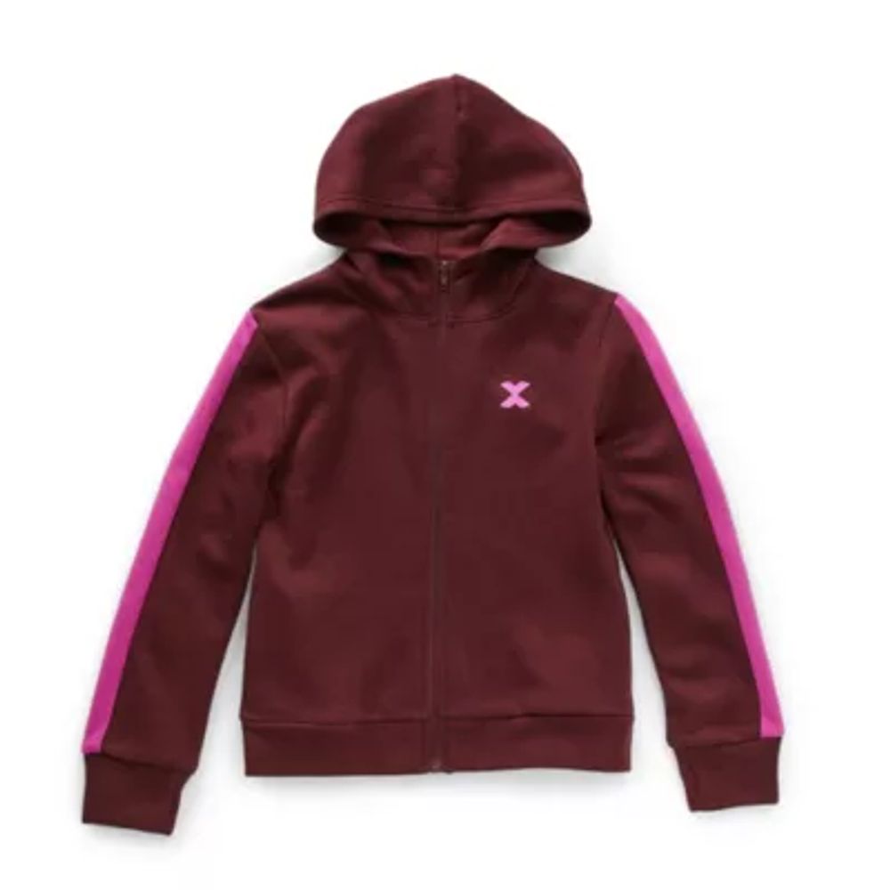 Xersion Little Big Girls Fleece Zipper Hoodie CoolSprings Galleria