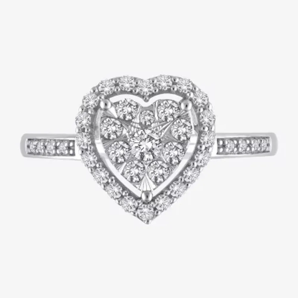 Jcpenney hot sale heart rings