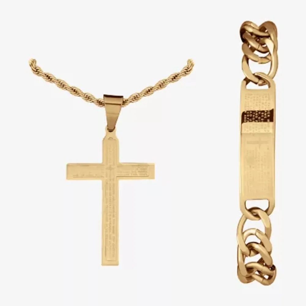 Jcpenney gold deals cross necklace