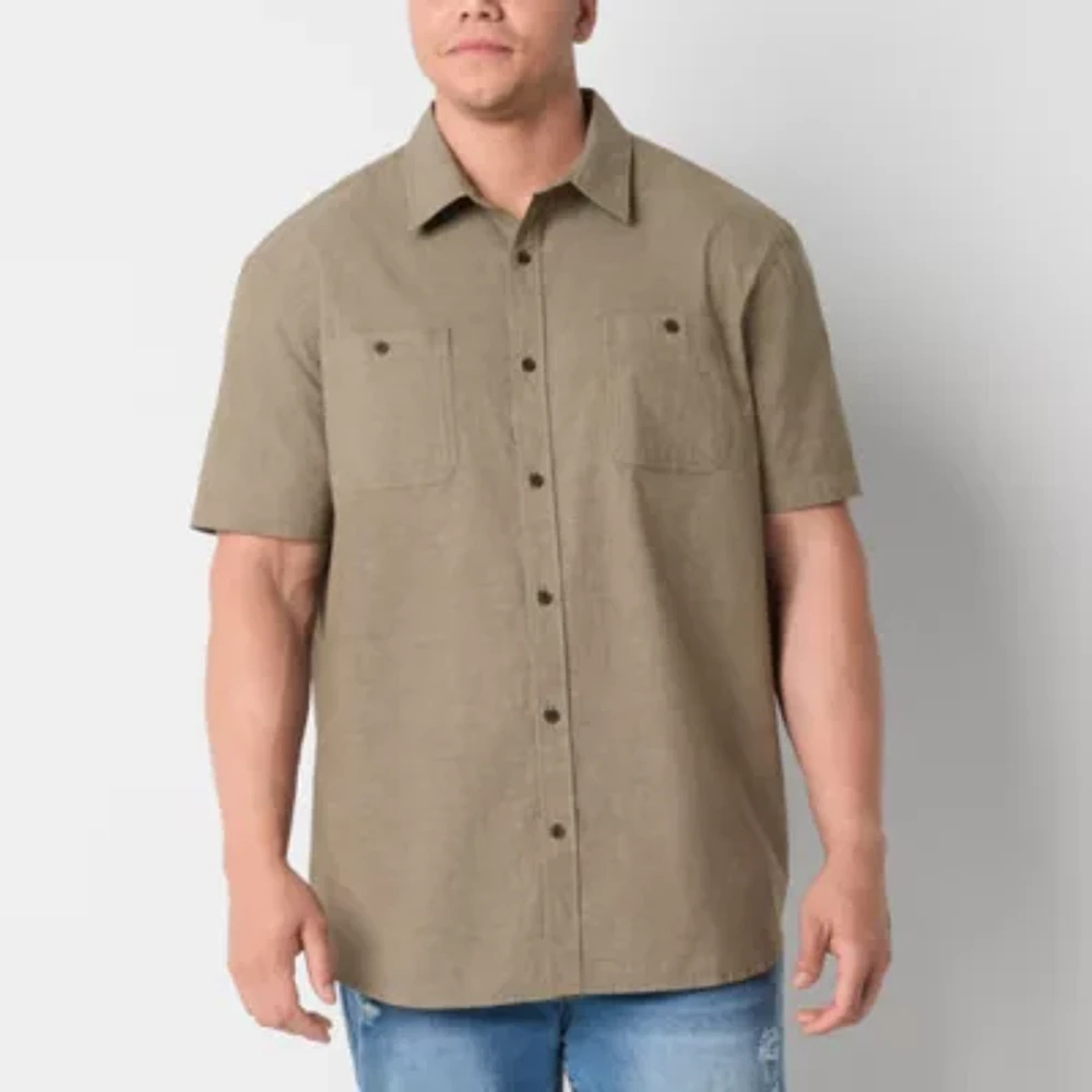 Mutual Weave Men’s Big cheapest & Tall Button Down Shirt