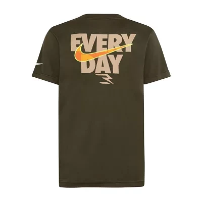 Nike Little Boys Dri-Fit Crew Neck Short Sleeve Graphic T