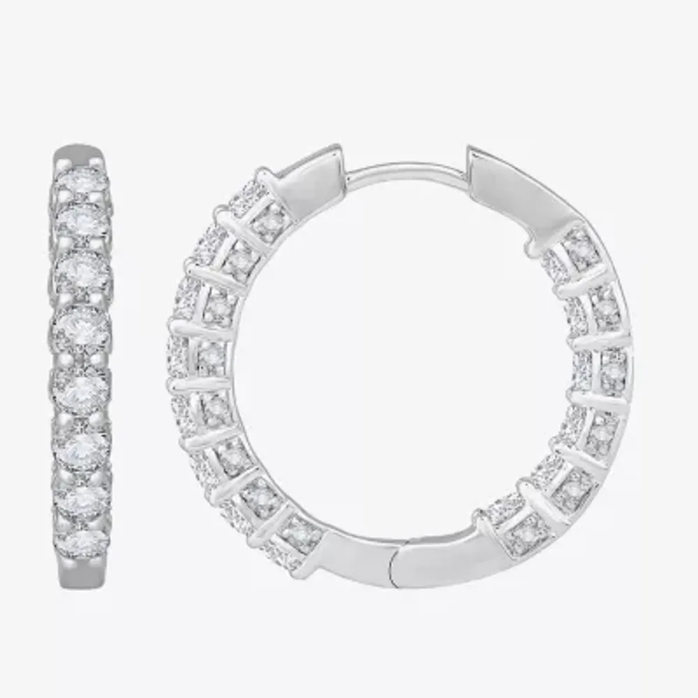 Jcpenney diamond store hoop earrings